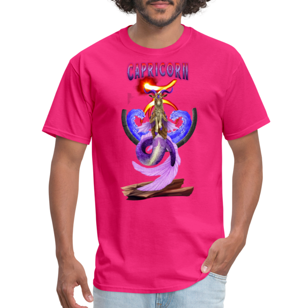 Men's Astral Capricorn Classic T-Shirt - fuchsia