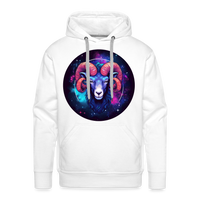 Thumbnail for Men’s Magic Aries Premium Hoodie - white