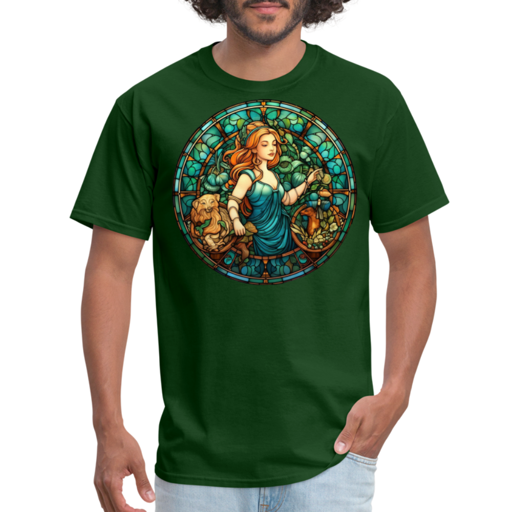 Men's Mosaic Virgo Classic T-Shirt - forest green