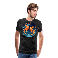 Thumbnail for Men's Magic Pisces Premium T-Shirt - charcoal grey