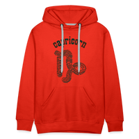 Thumbnail for Men's Power Words Capricorn Premium Hoodie - red