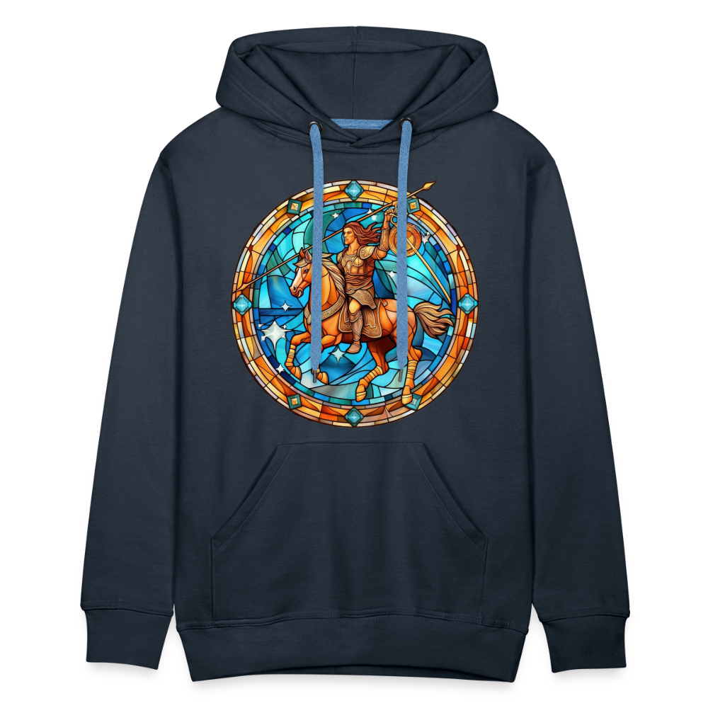 Men’s Mosaic Sagittarius Premium Hoodie - navy