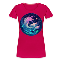 Thumbnail for Women’s Magic Aquarius Premium T-Shirt - dark pink