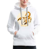 Thumbnail for Women’s Mosaic Scorpio Premium Hoodie - white