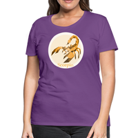 Thumbnail for Women’s Mosaic Scorpio Premium T-Shirt - purple