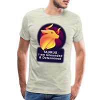 Thumbnail for Men's Glow Taurus Premium T-Shirt - heather oatmeal