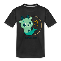 Thumbnail for Kid’s Cartoony Capricorn Premium Organic T-Shirt - black