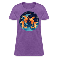 Thumbnail for Women's Magic Pisces T-Shirt - purple heather