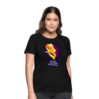 Thumbnail for Women's Glow Aries T-Shirt - black