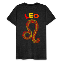 Thumbnail for Men's Power Words Leo Premium T-Shirt - charcoal grey