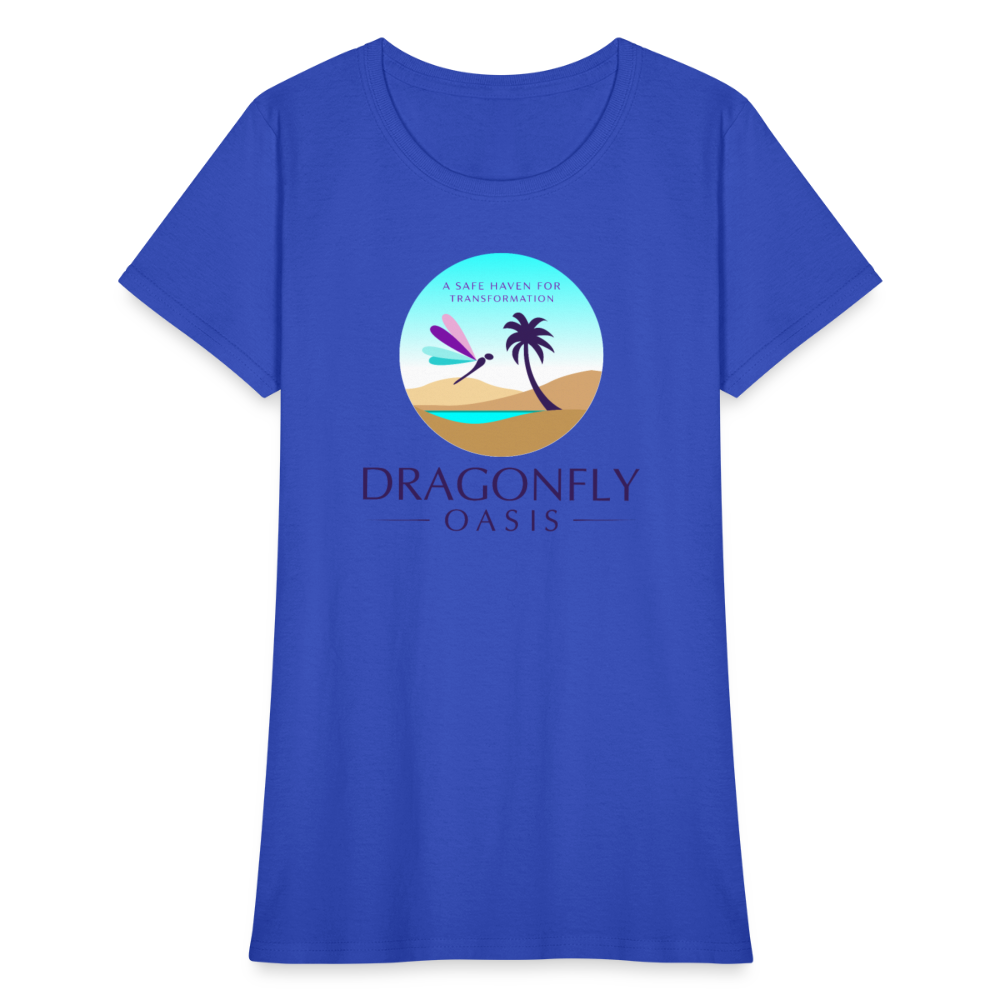 Women's Dragonfly Oasis V.1 Capricorn T-Shirt - royal blue