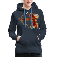 Thumbnail for Women’s Mythical Sagittarius Premium Hoodie - navy