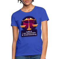 Thumbnail for Women's Glow Libra T-Shirt - royal blue