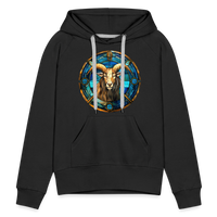 Thumbnail for Women’s Mosaic Capricorn Premium Hoodie - black