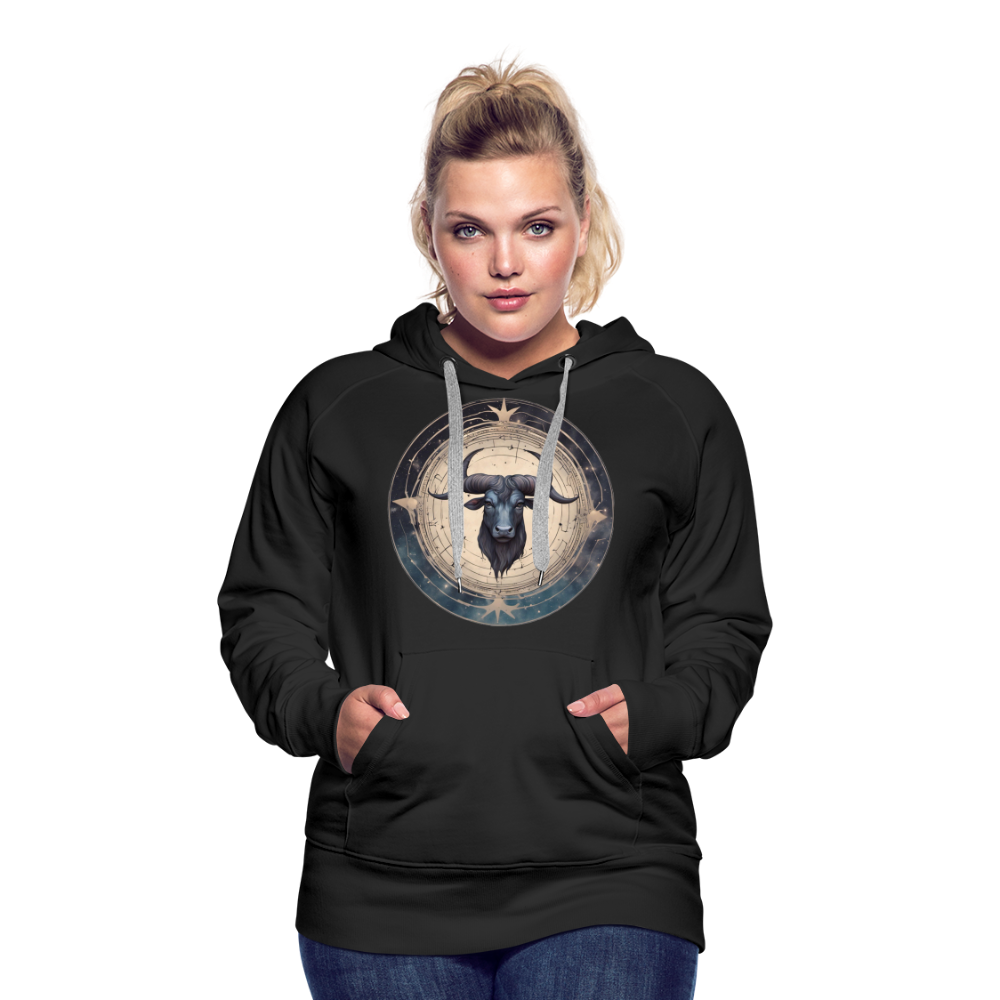 Women’s Mythical Taurus Premium Hoodie - black