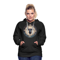 Thumbnail for Women’s Mythical Taurus Premium Hoodie - black