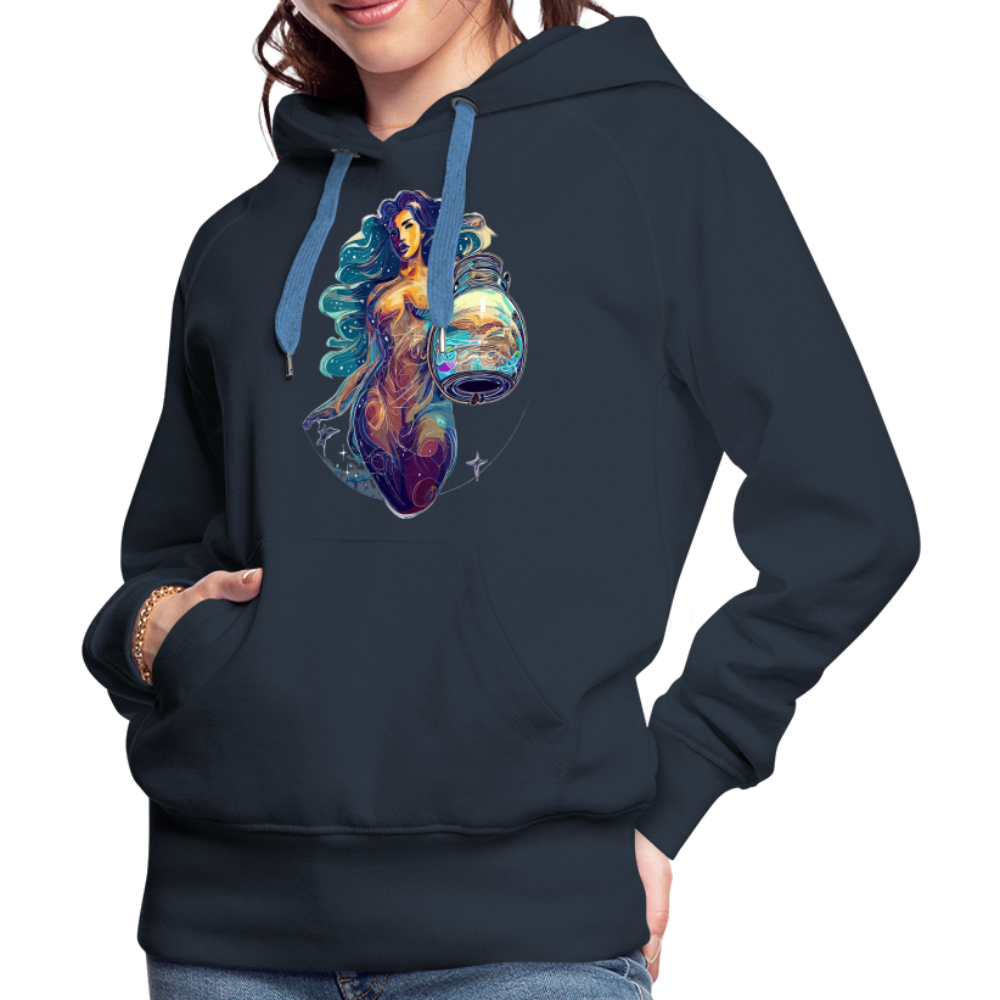 Women’s Mythical Aquarius Premium Hoodie - navy