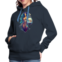 Thumbnail for Women’s Mythical Aquarius Premium Hoodie - navy