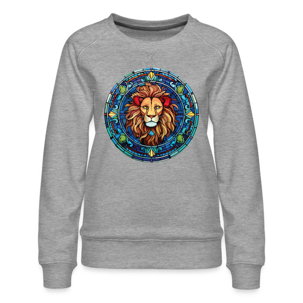 Women’s Mosaic Leo Premium Sweatshirt - heather grey