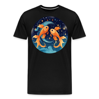 Thumbnail for Men's Magic Pisces Premium T-Shirt - black