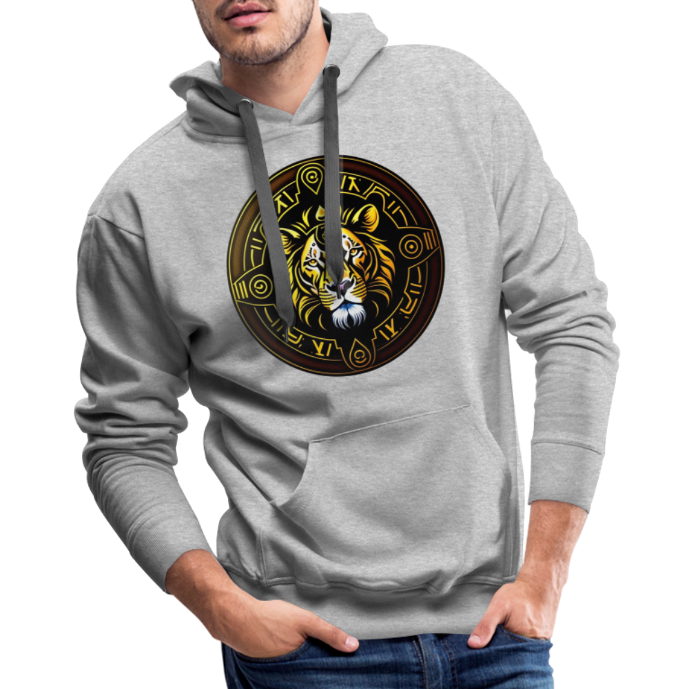 Men’s Mythical Leo Premium Hoodie - heather grey