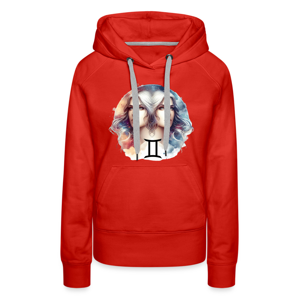 Women’s Mythical Gemini Premium Hoodie - red