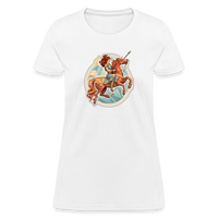 Thumbnail for Women's Symbol Sagittarius T-Shirt - white