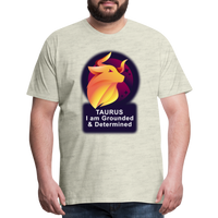 Thumbnail for Men's Glow Taurus Premium T-Shirt - heather oatmeal