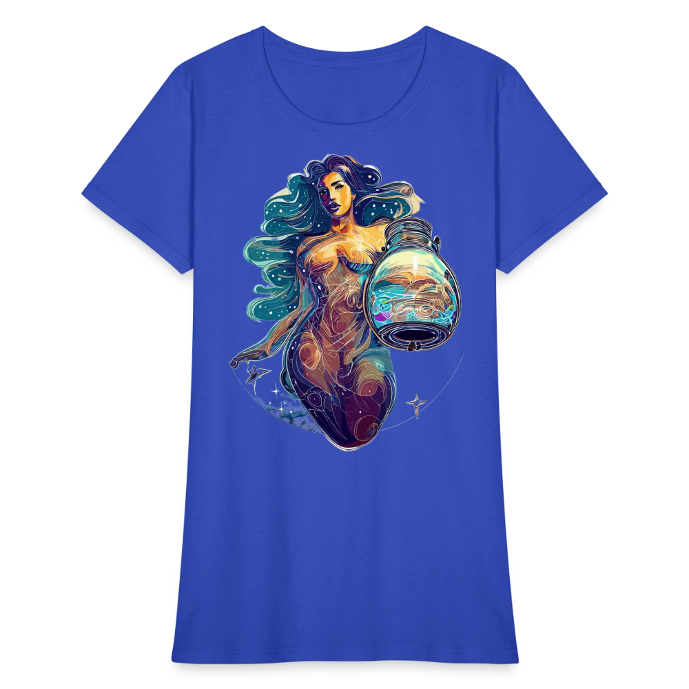 Women's Mythical Aquarius T-Shirt - royal blue