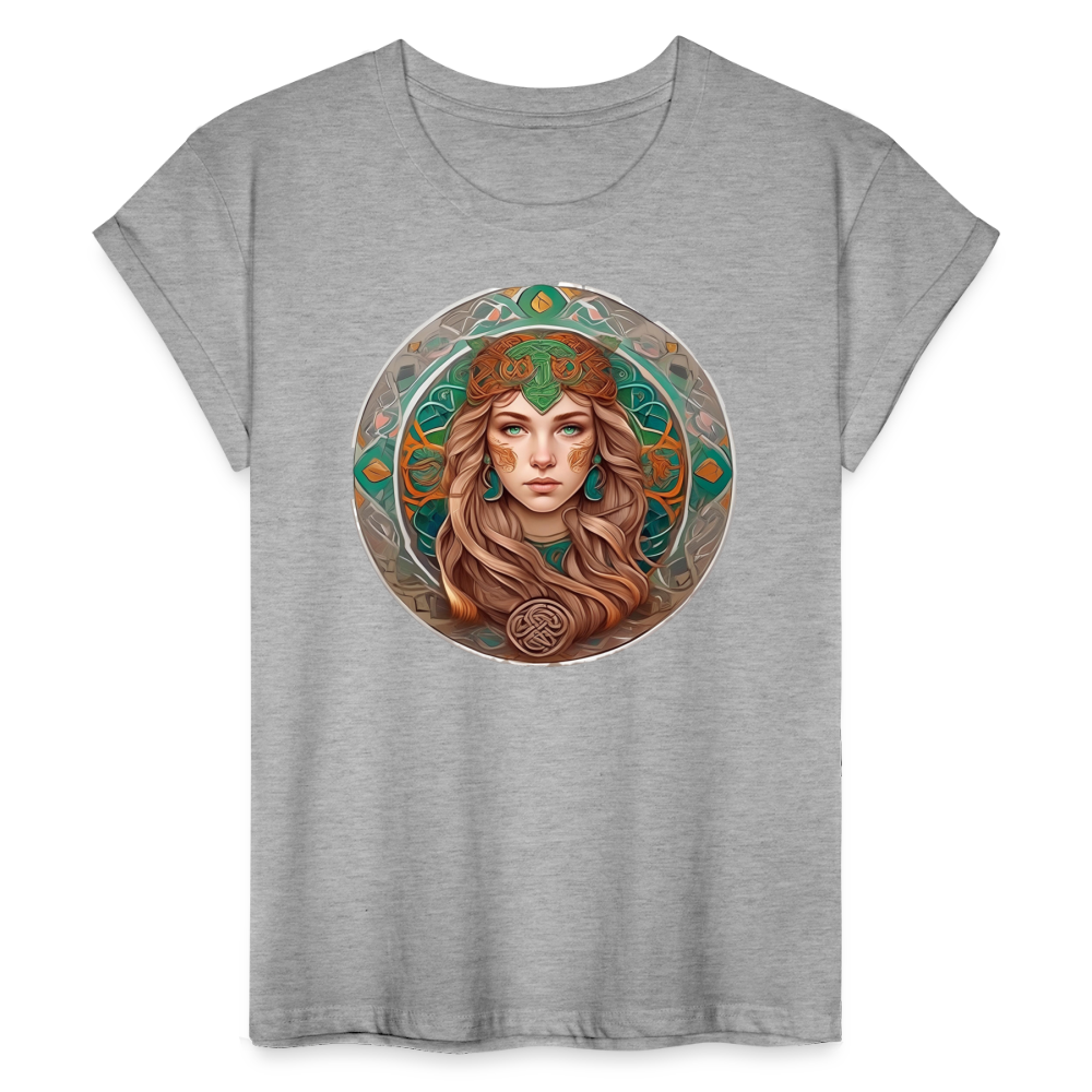 Women's Mythical Virgo Relaxed Fit T-Shirt - heather gray