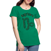 Thumbnail for Women's Power Words Capricorn Premium T-Shirt - kelly green