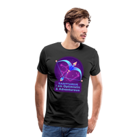 Thumbnail for Men's Neon Sagittarius Premium T-Shirt - black