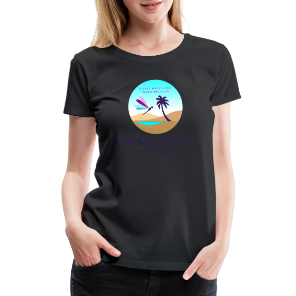 Women's Dragonfly Oasis V.1 Premium T-Shirt - black