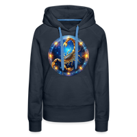 Thumbnail for Women’s Mystic Scorpio Premium Hoodie - navy