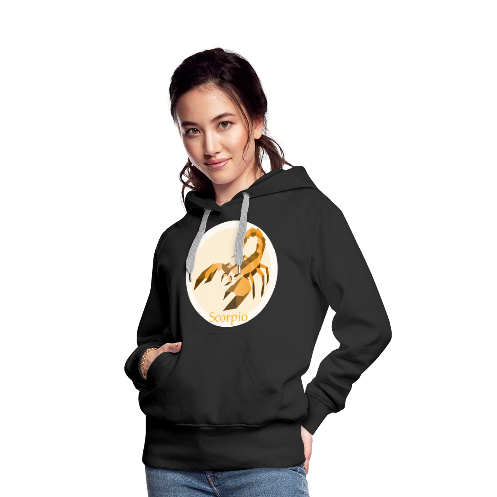 Women’s Mosaic Scorpio Premium Hoodie - black