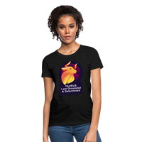 Thumbnail for Women's Glow Taurus T-Shirt - black