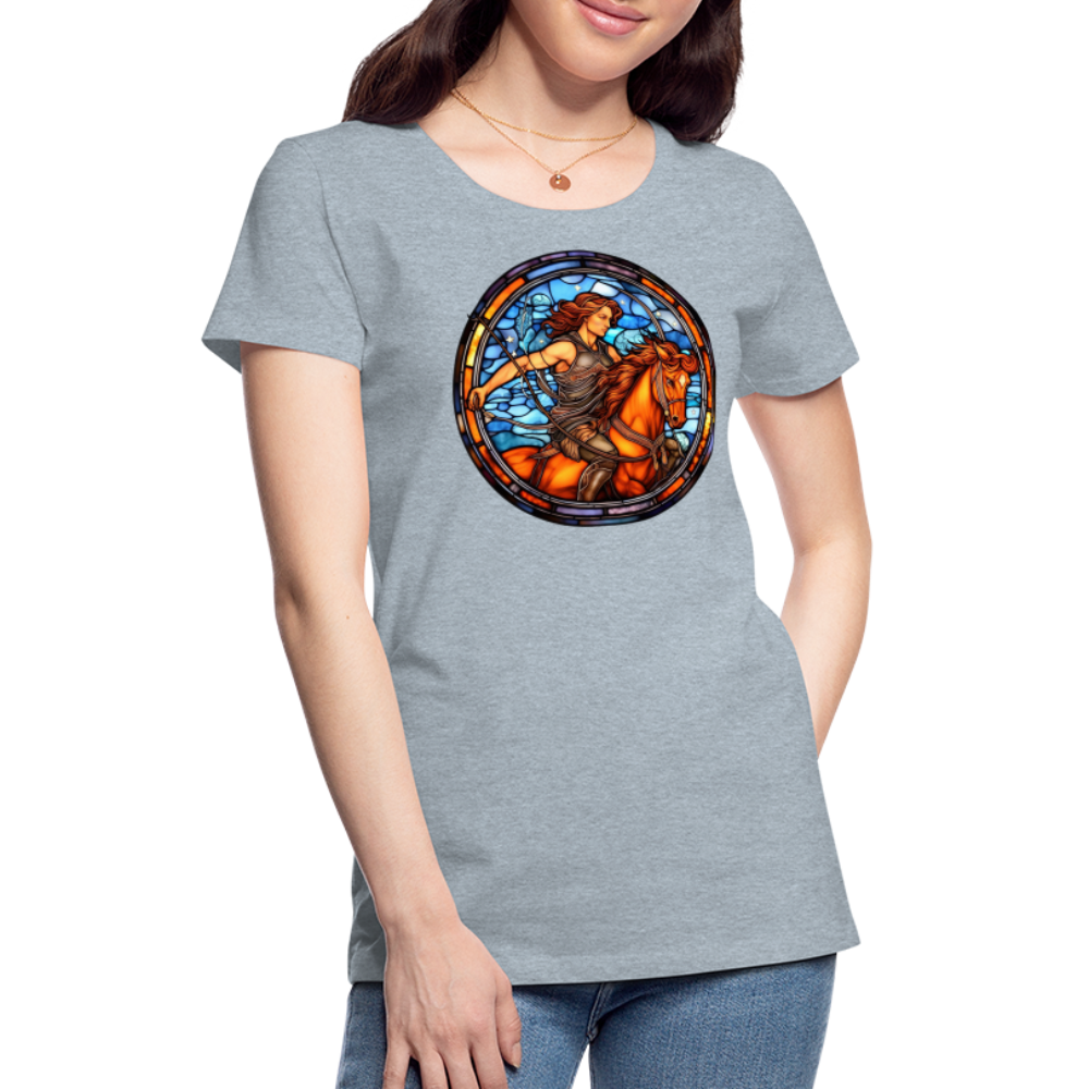 Women’s Mosaic Sagittarius Premium T-Shirt - heather ice blue