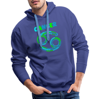 Thumbnail for Men's Power Words Cancer Premium Hoodie - royal blue