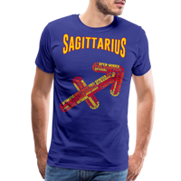 Thumbnail for Men's Power Words Sagittarius Premium T-Shirt - royal blue