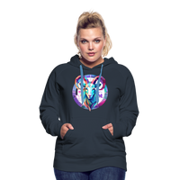 Thumbnail for Women’s Mythical Aries Premium Hoodie - navy