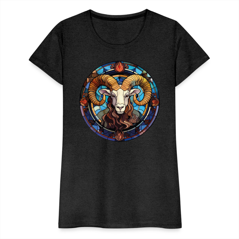 Women’s Mosaic Aries Premium T-Shirt - charcoal grey