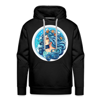 Thumbnail for Men’s Symbol Aquarius Premium Hoodie - black