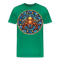 Thumbnail for Men's Mosaic Cancer Premium T-Shirt - kelly green