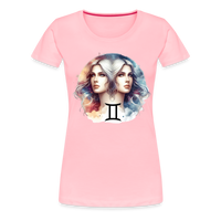 Thumbnail for Women’s Mythical Gemini Premium T-Shirt - pink