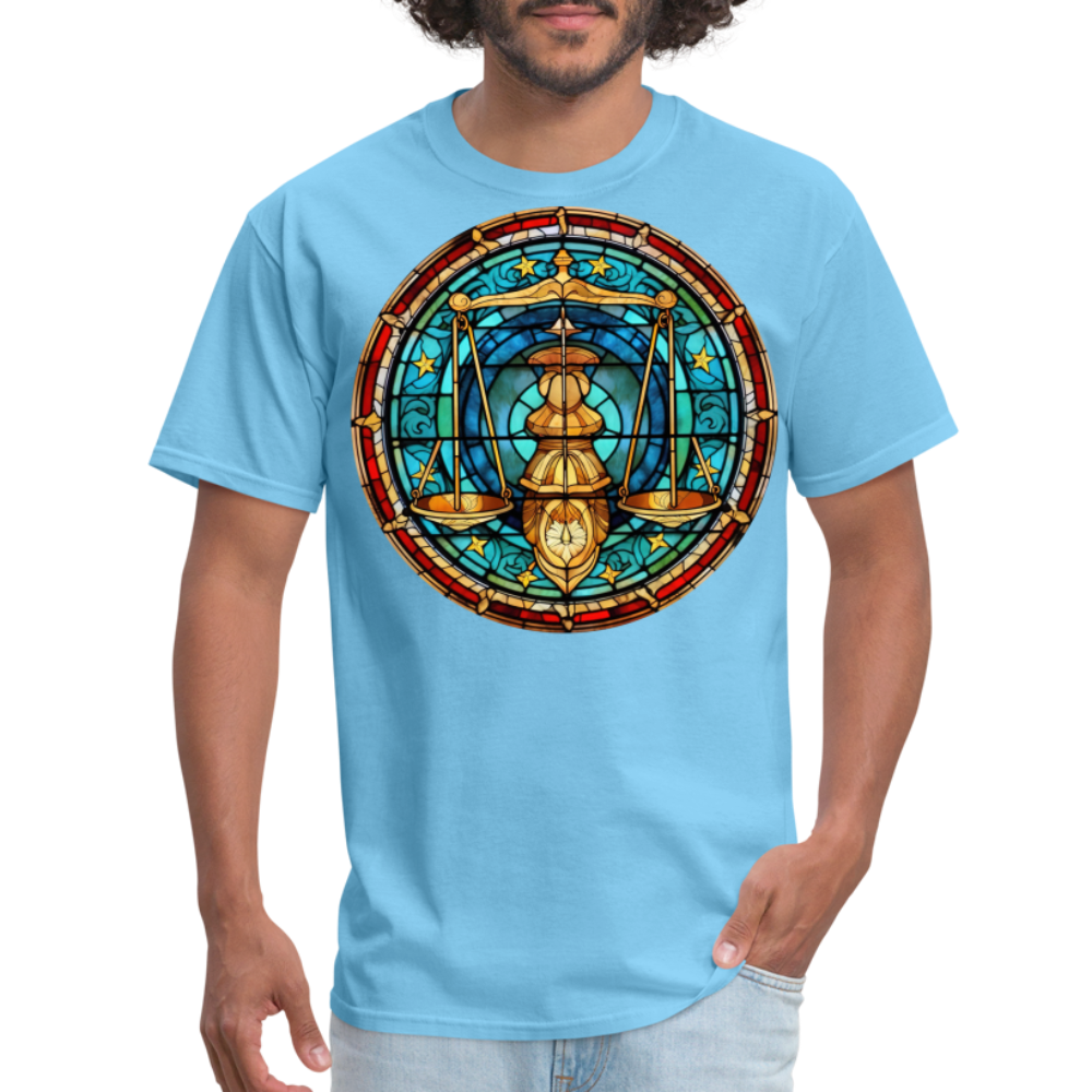 Men's Mosaic Libra Classic T-Shirt - aquatic blue