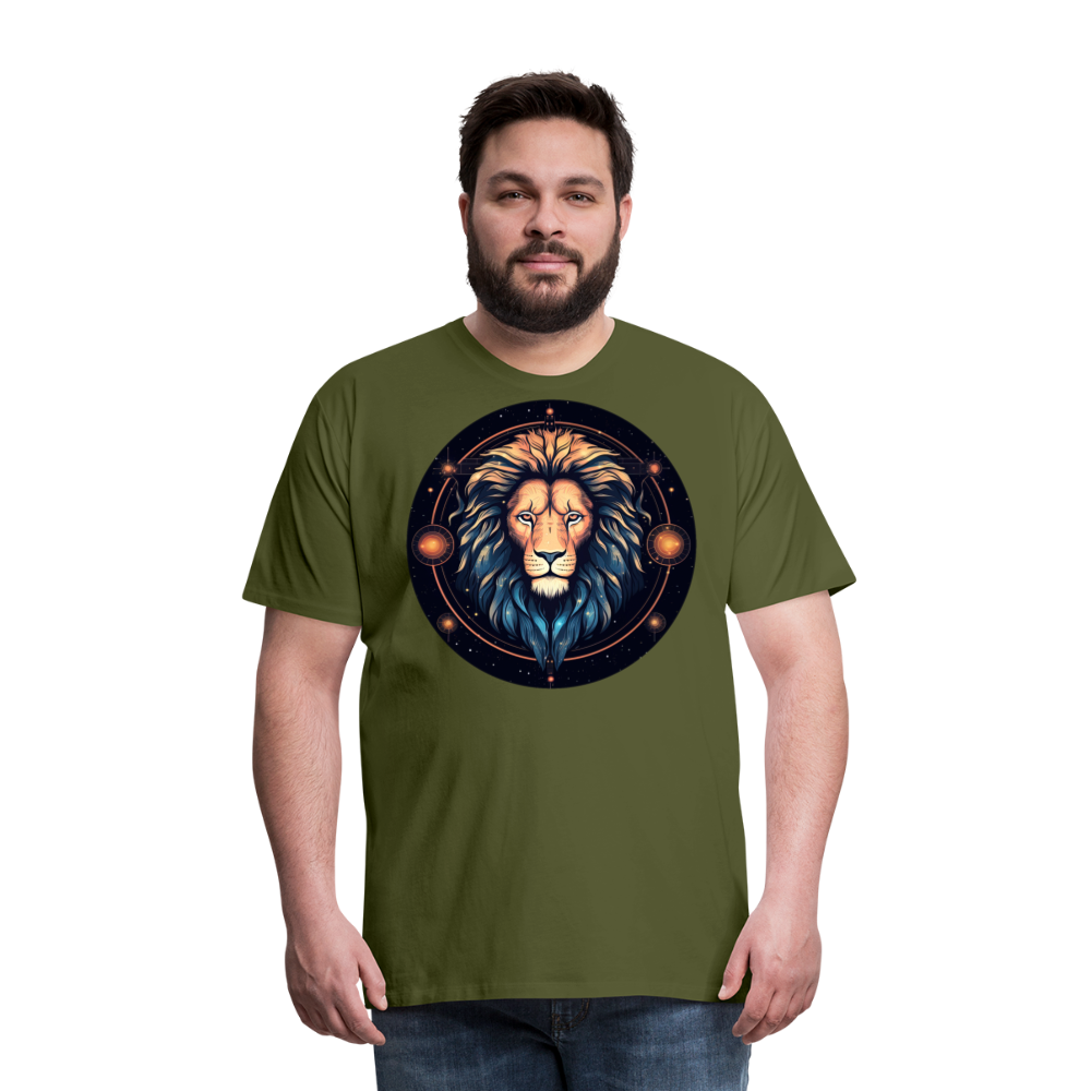 Men's Magic Leo Premium T-Shirt - olive green