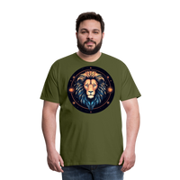 Thumbnail for Men's Magic Leo Premium T-Shirt - olive green