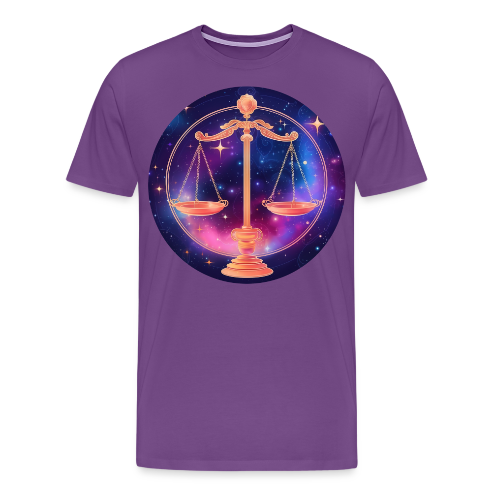 Men's Magic Libra Premium T-Shirt - purple