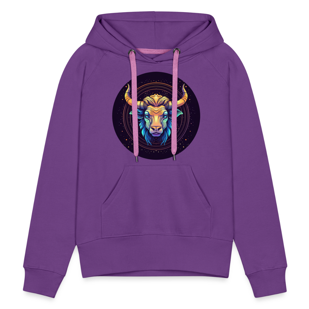 Women’s Magic Taurus Premium Hoodie - purple 