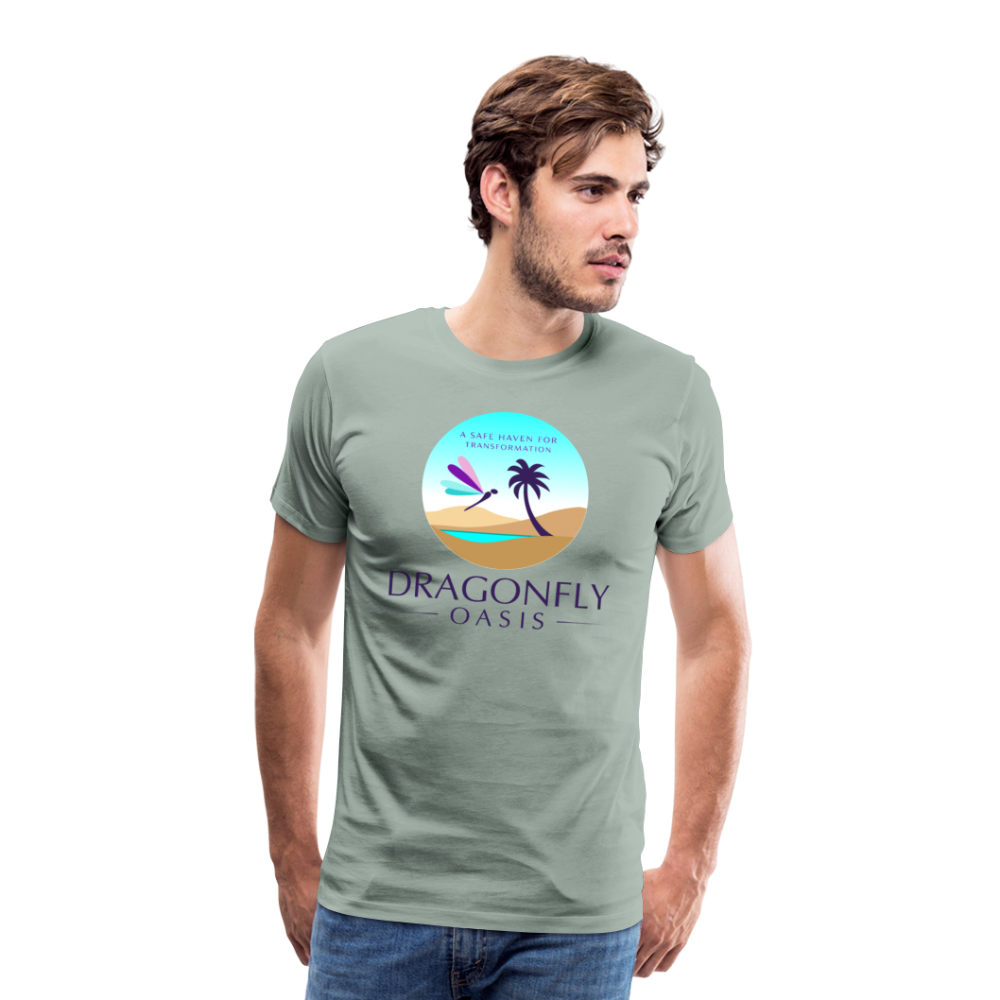 Men's Dragonfly Oasis V.1 Premium T-Shirt - steel green